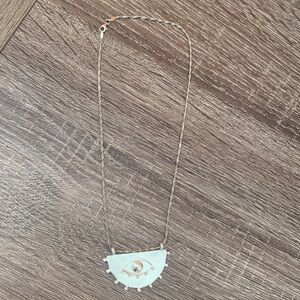 Sterling Silver evil Eye Pendant & Necklace